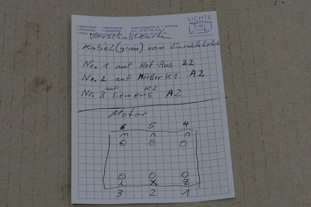 Belegung Drehrichtungsumkehr und Motor Belegung Drehrichtungsumkehr und Motor